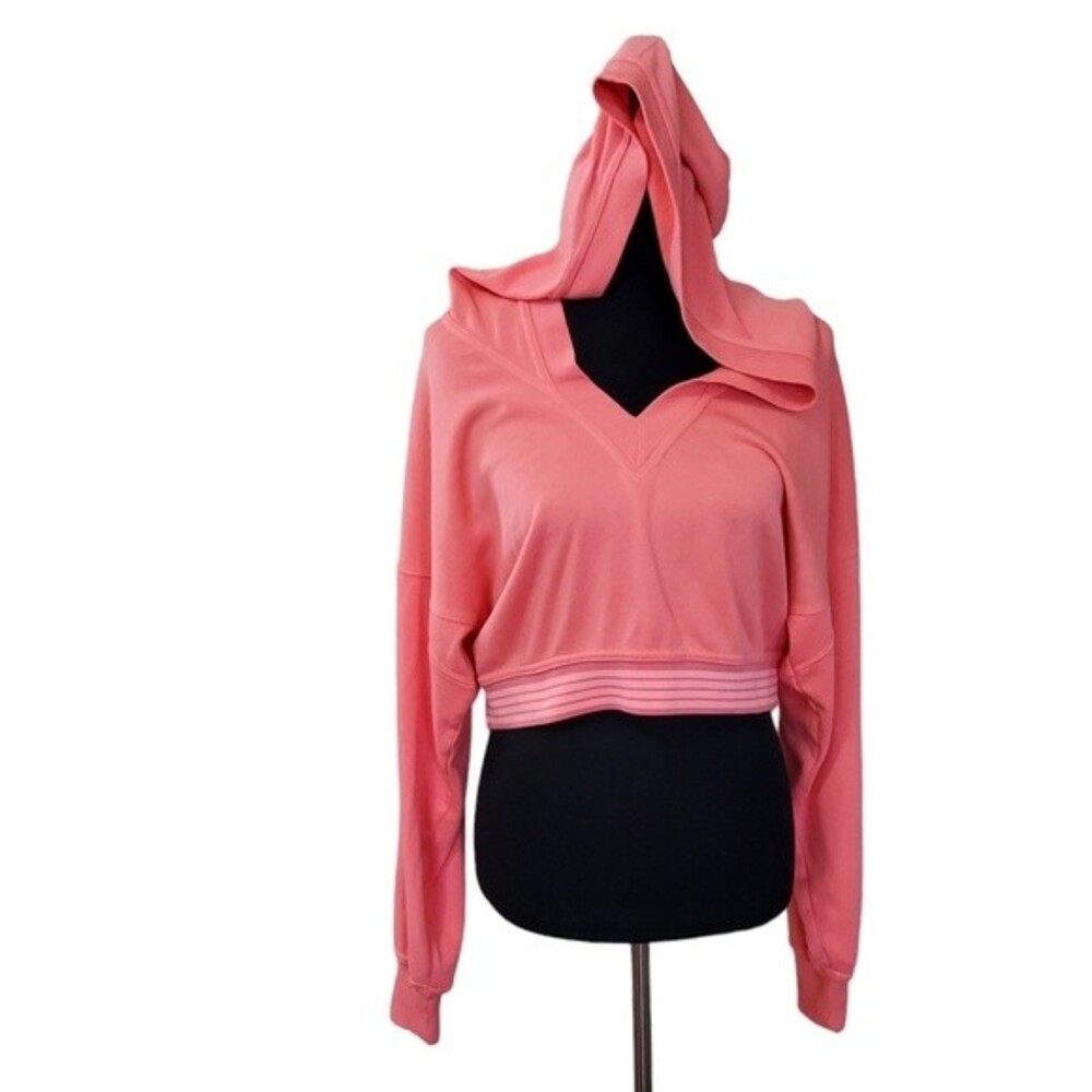 FP Movement by Free People Crop Hoodie Sweatshirt S Pink